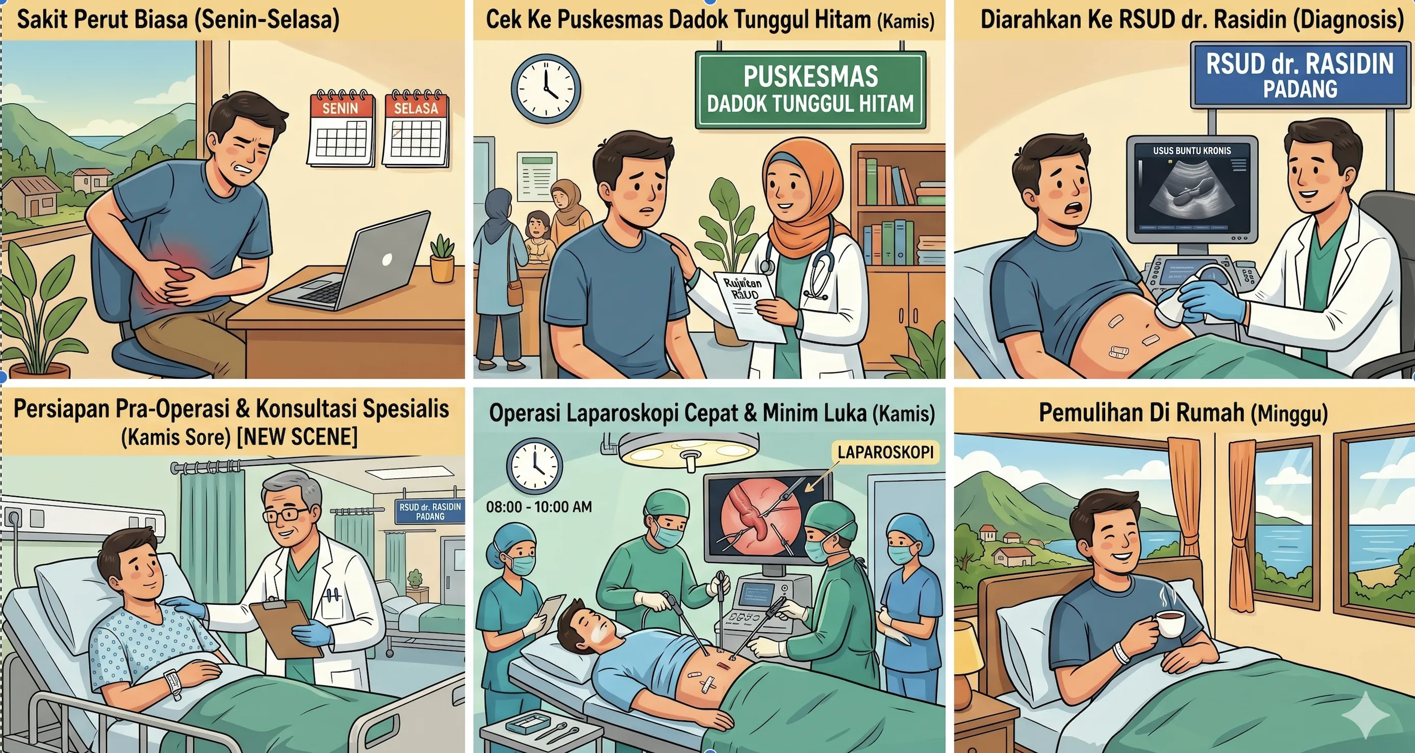 Dari "Sakit Perut Biasa" Berujung ke Meja Operasi: Sebuah Pengingat