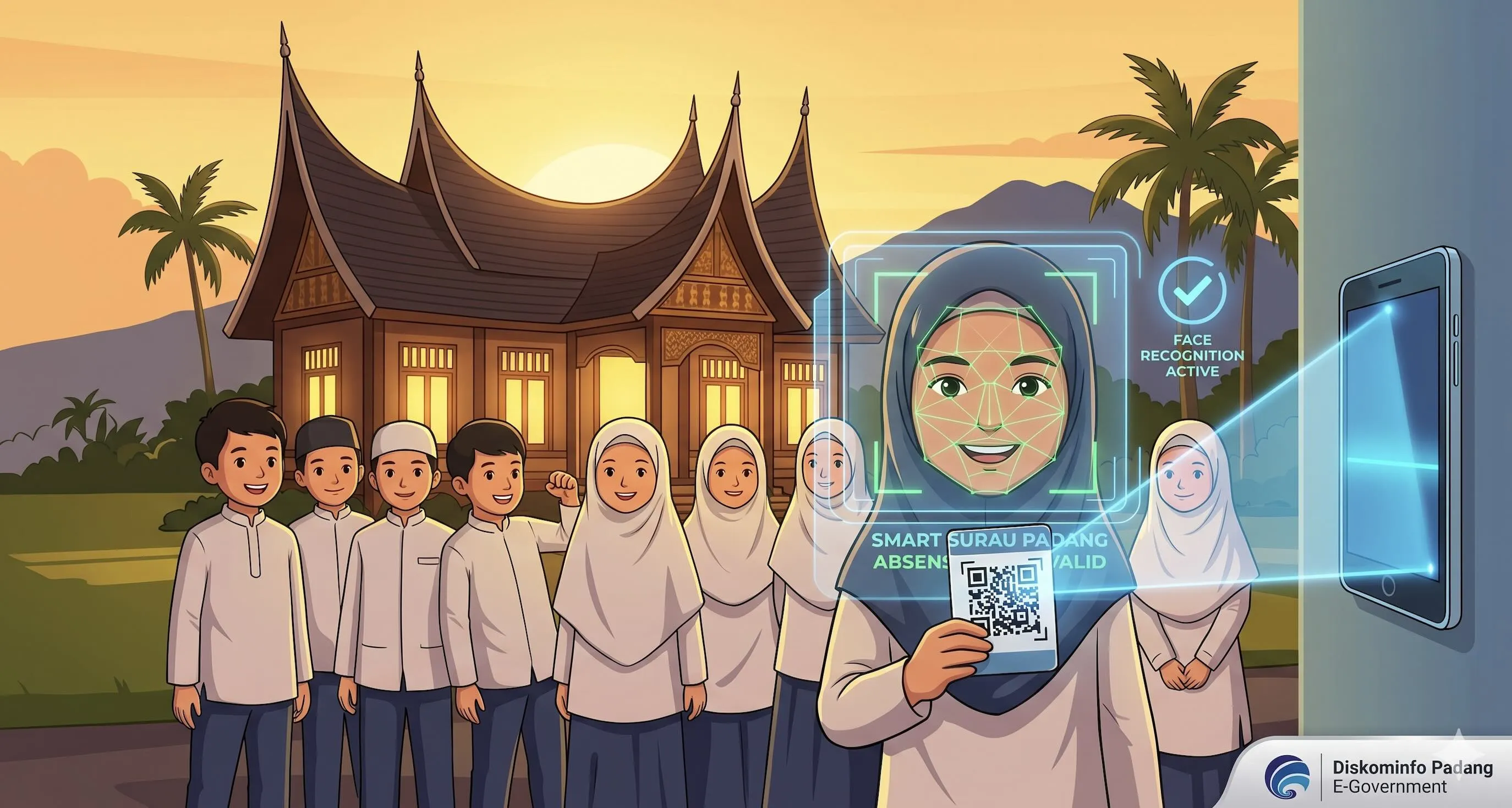 Smart Surau Kota Padang: Sukses Mengawal QR Code, Diskominfo Siap Tancap Gas ke Face Recognition