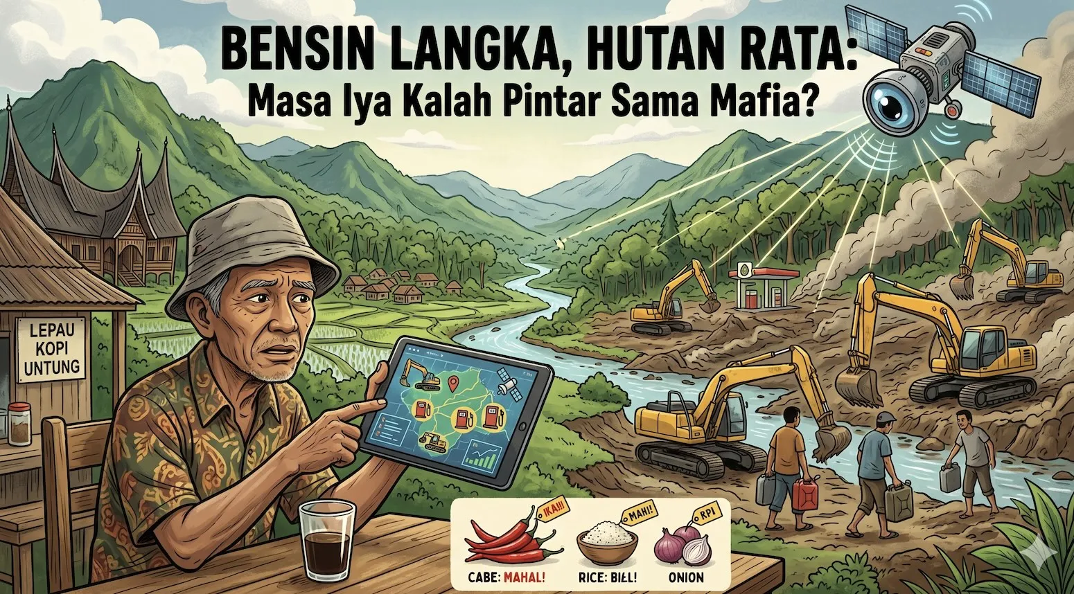 Bensin Langka, Hutan Rata: Masa Iya Kalah Pintar Sama Mafia?